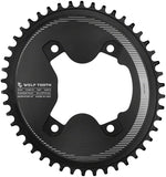 Wolf Tooth Elliptical Aero 110 Asymmetric BCD Chainring - 46t, 110 Asymmetric BCD, 4-Bolt, Drop-Stop ST, For Shimano GRX MPN: 110GR4-V-S-00F-46A UPC: 810006809190 Chainring Elliptical 110 Asymmetrical BCD Aero Chainrings for 12-Speed Shimano GRX 800 Series