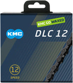 KMC DLC 12 Waxed Chain - 12-Speed, 126 Links, Black - Chains - KMC Wax DLC 12 Chain
