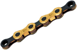 KMC X12 Waxed Chain - 12-Speed, 126 Links, Ti Gold/Black MPN: CN12198 UPC: 766759712198 Chains KMC Wax X12 Chain