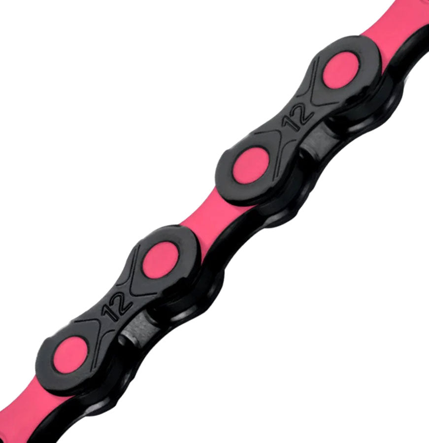 KMC DLC 12 Chain - 12-Speed, 126 Links, Black/Pink MPN: CN12914 UPC: 766759712914 Chains DLC 12 Chain