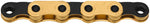 KMC X-Flat Waxed Chain - 12/13-Speed, 126 Links, Compatible with SRAM T-Type and AXS Systems, Ti Gold/Black MPN: CN12068 UPC: 766759712068 Chains X-Flat Waxed Chain