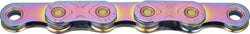 KMC X-Flat Waxed Chain - 12/13-Speed, 126 Links, Compatible with SRAM T-Type and AXS Systems, Aurora MPN: CN12181 UPC: 766759712181 Chains X-Flat Waxed Chain