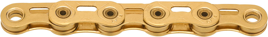 KMC XSL Flat Waxed Chain - 12/13-Speed, 126 Links, Compatible with SRAM T-Type and AXS Systems, Ti Gold MPN: CN12174 UPC: 766759712174 Chains XSL Flat Waxed Chain
