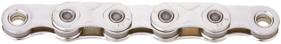 KMC X-Flat Waxed Chain - 12/13-Speed, 126 Links, Compatible with SRAM T-Type and AXS Systems, Silver MPN: CN12044 UPC: 766759712044 Chains X-Flat Waxed Chain