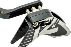 K-EDGE Elevate Race 1x Chain Guide - 40-52t, Braze-On, Black/Silver Anodized - Chain Retention System - Elevate Race 1x Chain Guide