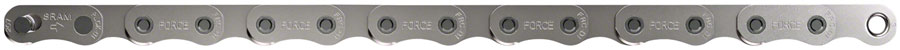 SRAM Force AXS Chain - 12-Speed, 120 Links, Flattop, Silver MPN: 00.2518.038.001 UPC: 710845869440 Chains Force AXS Flattop Chain
