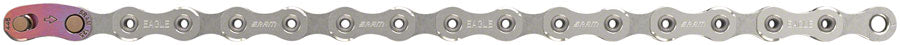 SRAM X01 Eagle Chain - 12-Speed, 126 Links, Silver MPN: 00.2518.023.011 UPC: 710845788505 Chains X01 Eagle Chain