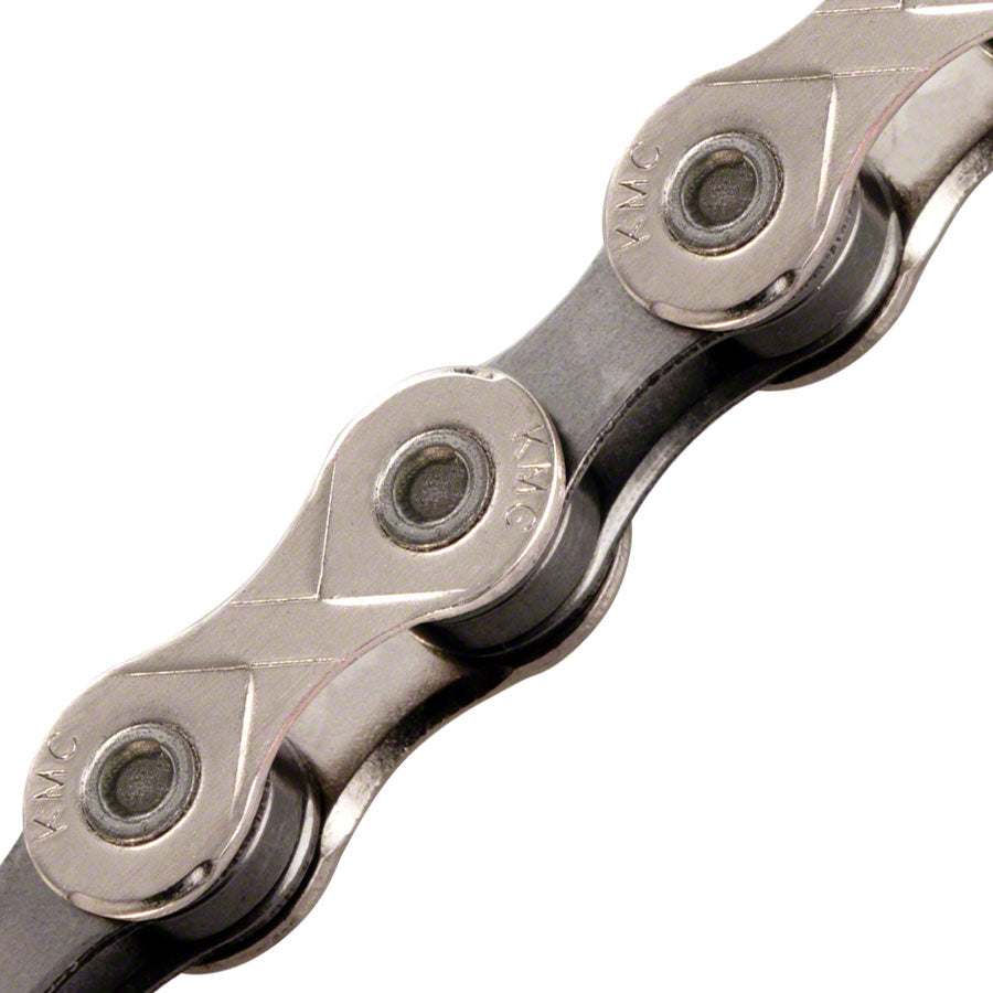 KMC X10 Chain - 10-Speed, 116 Links, Silver/Black Chains