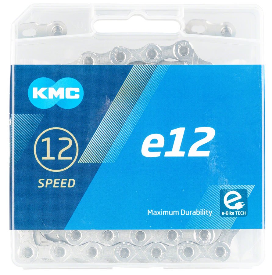 KMC e12 Chain 12-Speed, 136 Links, Silver - Main Image
