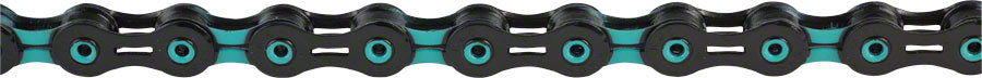 KMC DLC 11 Chain - 11-Speed, 118 Links, Black/Celeste MPN: CN11429 UPC: 766759711429 Chains DLC 11 Chain