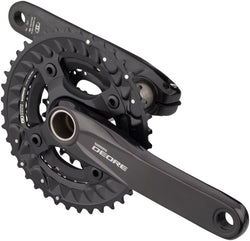 Shimano FC-M6000-3 Crankset - 175mm, 10-Speed, 40/30/22t, 96/64 BCD, Hollowtech II Spindle Interface, Black MPN: EFCM6000EX002X UPC: 689228400818 Crankset Deore FC-M6000 Crankset