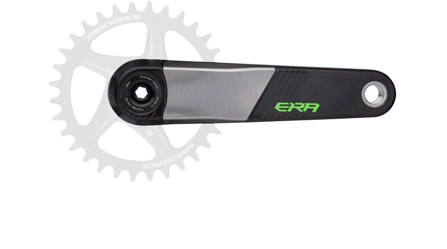 RaceFace ERA Crankset - 175mm, Direct Mount, 136mm Spindle with CINCH Interface, Carbon, Green - Crankset - Era Crankset