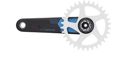 RaceFace ERA Crankset - 165mm, Direct Mount, 136mm Spindle with CINCH Interface, Carbon, Blue MPN: CK23ERA136ARM165P801 UPC: 821973462240 Crankset Era Crankset