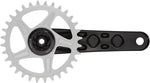 RaceFace Turbine Crankset - 170mm, Direct Mount, 143mm Spindle with CINCH Interface, 7050 Aluminum, Black - Crankset - Turbine CINCH Crankset