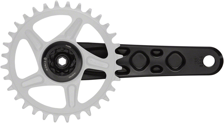 RaceFace Turbine Crankset - 170mm, Direct Mount, 136mm Spindle with CINCH  Interface, 7050 Aluminum, Black