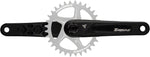 RaceFace Turbine Crankset - 165mm, Direct Mount, 136mm Spindle with CINCH Interface, 7050 Aluminum, Black MPN: CK22TUR136ARM165BLK UPC: 821973416595 Crankset Turbine CINCH Crankset