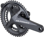 Shimano Ultegra FC-R8000 Crankset - 175mm, 11-Speed, 50/34t, 110 Asymmetric BCD, Hollowtech II Spindle Interface, Black MPN: IFCR8000EX04 UPC: 689228623149 Crankset Ultegra FC-R8000 Crankset