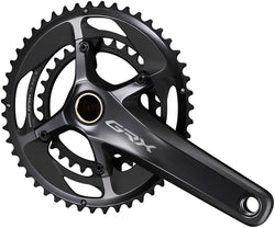 Shimano GRX FC-RX810-2 Crankset - 175mm, 11-Speed, 48/31t, 110/80 BCD, Hollowtech II Spindle Interface, Black - Crankset - GRX FC-RX810 Crankset