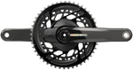 SRAM Force AXS Power Meter Crankset - 165mm, 2x 12-Speed, 48/35t, Direct Mount, DUB Spindle Interface, Iridescent Gray, MPN: 00.3018.333.000 UPC: 710845891571 Crankset Force AXS Power Meter Crankset D2