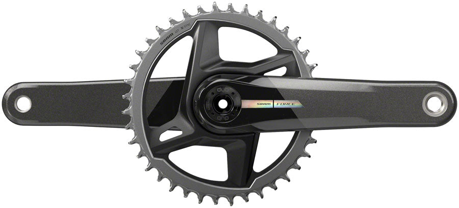 SRAM Force 1 Wide Crankset - 172.5mm, 12-Speed, 40t, Direct Mount, DUB Spindle Interface, Iridescent Gray, D2