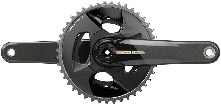 SRAM Force Wide Crankset - 167.5mm, 2x 12-Speed, 43/30t, 94 BCD, DUB Spindle Interface, Iridescent Gray, D2