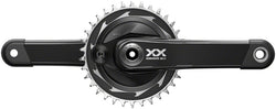 SRAM XX SL Eagle T-Type AXS Power Meter Crankset - 170mm, 12-Speed, 34t Chainring, DM Thread Mount, DUB Spindle MPN: 00.6118.637.001 UPC: 710845891816 Crankset XX SL Eagle T-Type AXS Power Meter (Spider) Crankset