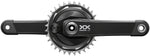 SRAM XX Eagle T-Type AXS Power Meter Wide Crankset - 175mm, 12-Spd, 32t Chainring, DM Thread Mount, PM Spider, DUB MPN: 00.6118.638.000 UPC: 710845891830 Crankset XX Eagle T-Type AXS Power Meter (Spider) Wide Crankset