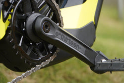 e*thirteen Helix e*spec Crank Arm Set - 170mm, BOSCH Gen4-Brose S Mag-TQ HPR50, with Self Extractor, Black - eBike Crankset - Helix E*Spec Crank