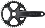 Shimano GRX FC-RX610-1 Crankset - 170mm, 12-Speed, 40t, 110 BCD, Hollowtech II Spindle Interface, Black MPN: EFCRX6101CXB0 UPC: 192790639710 Crankset GRX FC-RX610 Crankset