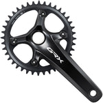 Shimano GRX FC-RX820-1 Crankset - 170mm, 12-Speed, 40t, 110 BCD, Hollowtech II, Black MPN: IFCRX8201CXB0 UPC: 192790242132 Crankset GRX FC-RX820 Crankset