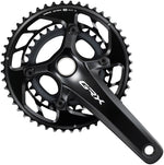 Shimano GRX FC-RX820-2 Crankset - 165mm, 12-Speed, 48/31t, Asymmetric 110/80 BCD, Hollowtech II, Black MPN: IFCRX8202AX81 UPC: 192790765112 Crankset GRX FC-RX820 Crankset