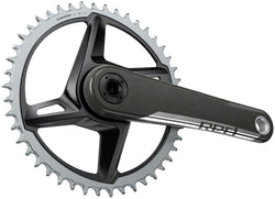 SRAM RED 1 AXS Crankset - 175mm, 12-Speed, 46t, 8-Bolt Direct Mount, DUB Spindle Interface, Natural Carbon, D1 - Crankset - RED 1 AXS Crankset