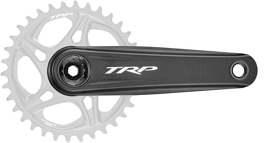 TRP CK-8070 DH Crankset - 165mm, 7-Speed, For 83mm DH Frame BB, DM CINCH Chainring Interface, 30mm Spindle, Sandblasted MPN: ABCK000007 Crankset CK-8070 DH Crankset