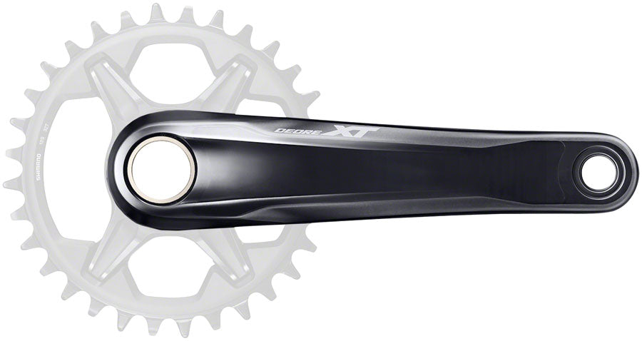 Shimano DEORE XT FC-M8130-1 Crankset - 175mm, 12-Speed, Direct Mount, Hollowtech II Spindle Interface, Black