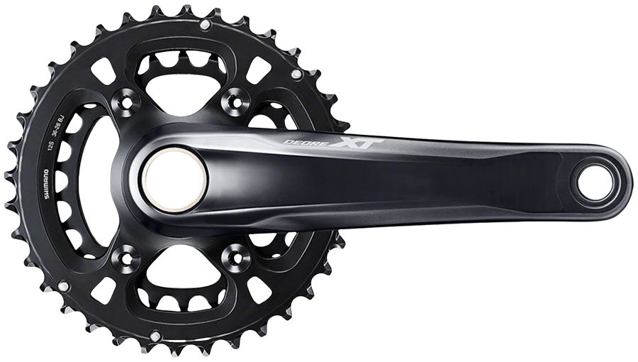 Shimano Deore XT FC-M8100-2 Crankset - 175mm, 12-Speed, 36/26t, Direct Mount, Hollowtech II Spindle Interface, Black MPN: IFCM81002EX66 UPC: 192790446158 Crankset Deore XT FC-M8100-2 Crankset