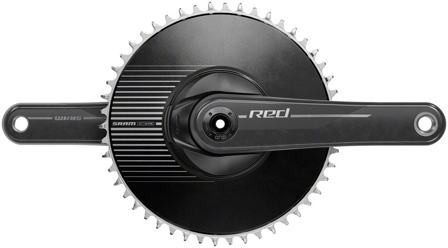 SRAM RED 1 Crankset 160mm 12 Speed 50t Aero Chainring 8 Bolt Direct Mount DUB Spindle Interface Natural Carbon