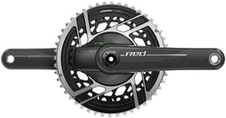 SRAM RED AXS Power Meter Crankset - 165mm, 2x 12-Speed, 50/37t, 8-Bolt Direct Mount, DUB Spindle Interface, Natural MPN: 00.6118.688.001 UPC: 710845899232 Crankset RED AXS Power Meter Crankset E1