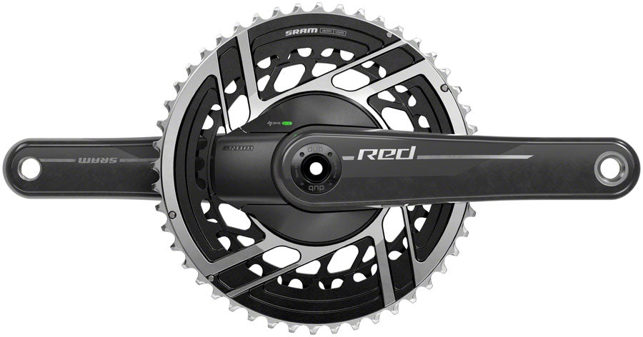 SRAM RED AXS Power Meter Crankset - 160mm, 2x 12-Speed, 48/35t, 8-Bolt Direct Mount, DUB Spindle Interface, Natural MPN: 00.6118.688.006 UPC: 710845899287 Crankset RED AXS Power Meter Crankset E1