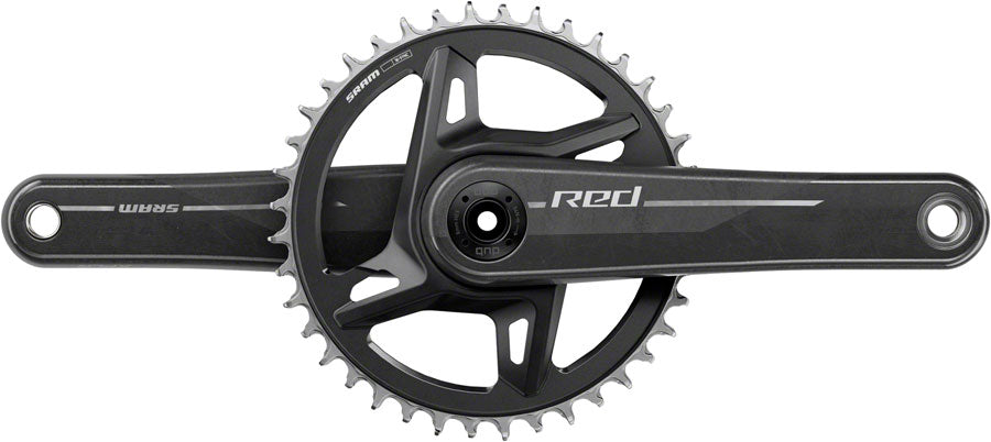 SRAM RED 1x XPLR Wide Crankset - 170mm, 13-Speed, 42t, 8-Bolt Direct Mount, DUB Spindle, Natural Carbon, E1