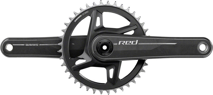 SRAM RED 1x XPLR Wide Crankset - 170mm, 13-Speed, 40t, 8-Bolt Direct Mount, DUB Spindle, Natural Carbon, E1