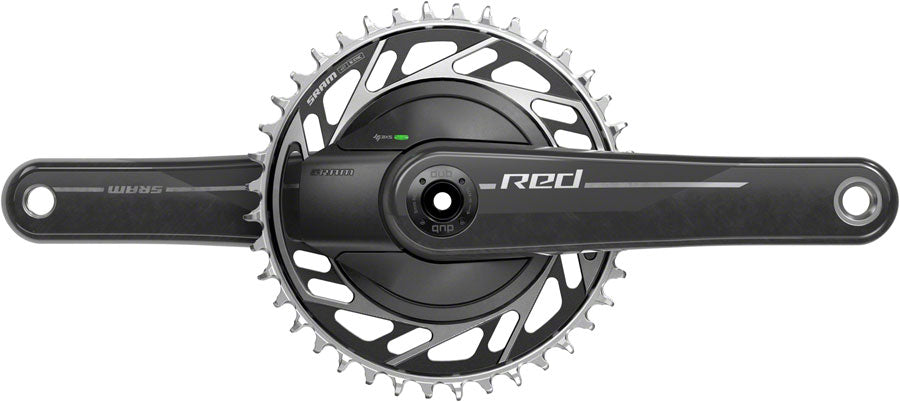 SRAM RED 1x XPLR AXS Power Meter Wide Crankset - 165mm, 13-Speed, 40t Threaded Mount, 8-Bolt PM Spider, DUB Spindle, MPN: 00.6118.689.001 UPC: 710845899416 Crankset RED 1x XPLR AXS 13-Speed Power Meter Wide Crankset E1