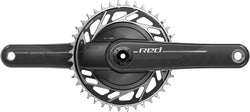 SRAM RED 1x XPLR AXS Power Meter Wide Crankset - 170mm, 13-Speed, 40t Threaded Mount, 8-Bolt PM Spider, DUB Spindle, MPN: 00.6118.689.003 UPC: 710845899430 Crankset RED 1x XPLR AXS 13-Speed Power Meter Wide Crankset E1