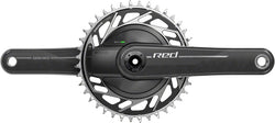 SRAM RED 1x XPLR AXS Power Meter Wide Crankset - 170mm, 13-Speed, 42t Threaded Mount, 8-Bolt PM Spider, DUB Spindle, MPN: 00.6118.689.009 UPC: 710845904868 Crankset RED 1x XPLR AXS 13-Speed Power Meter Wide Crankset E1