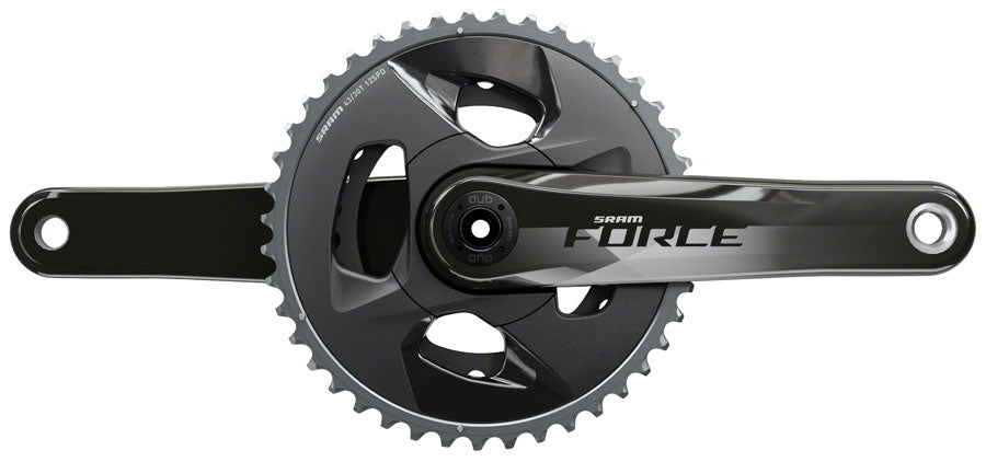 SRAM Force AXS Crankset - 170mm, 12-Speed, 46/33t, 107 BCD, DUB Spindle Interface, Gloss Carbon, D1 MPN: 00.6118.542.013 UPC: 710845856280 Crankset Force AXS Crankset