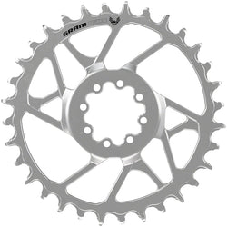 SRAM Eagle 90 T-Type Direct Mount Chainring - 32t, 12-Speed, 8-Bolt Direct Mount, 3mm Offset, Steel, Silver MPN: 11.6218.068.001 UPC: 710845905193 Direct Mount Chainrings Eagle 90 T-Type Direct Mount Steel Chainring