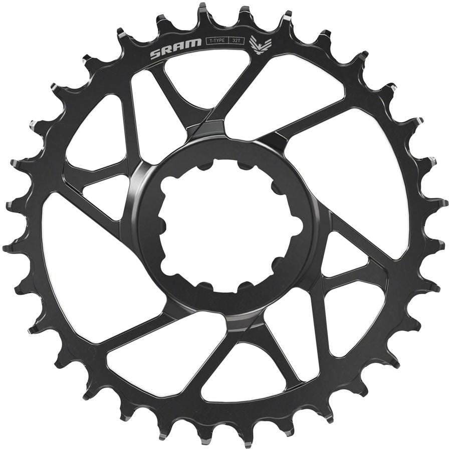 SRAM Eagle 70 T-Type Direct Mount Chainring - 30t, 12-Speed, 3-Bolt Direct Mount, 3mm Offset, Steel, Black