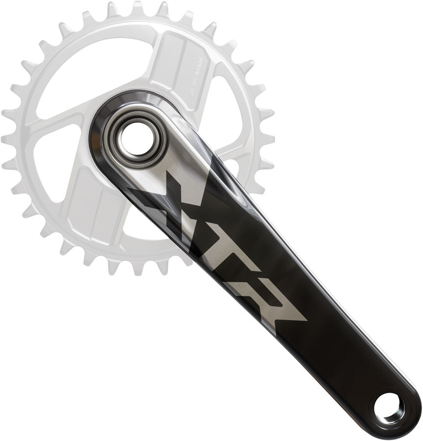 Shimano XTR FC-9200 XC Crankset - 165mm, 12-Speed, 1x, Direct Mount, Hollowtech II Hollow-Forged Crankarms, Black/Silver MPN: IFCM9200AAXX UPC: 192790998640 Crankset XTR FC-M9200 XC Crankset