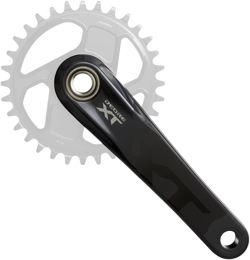 Shimano Deore XT FC-M8200 Crankset - 175mm, 1x, Direct Mount, Hollowtech II Hollow-Forged Crankarms, Black MPN: IFCM8200EXX UPC: 192790305608 Crankset Deore XT FC-M8200 Crankset