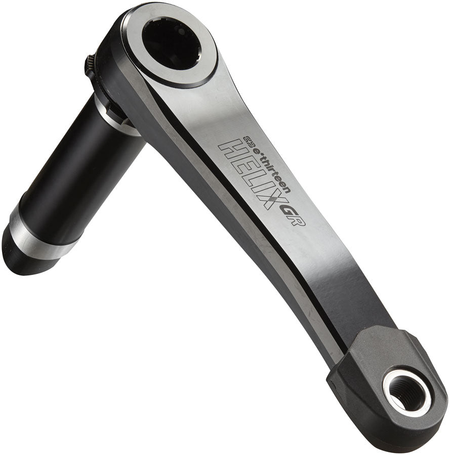 e*thirteen Helix Race GR Crankset - 160mm, 83mm, 30mm Spindle with e*thirteen P3 Connect Interface, Black - Crankset - Helix Race GR Crankset