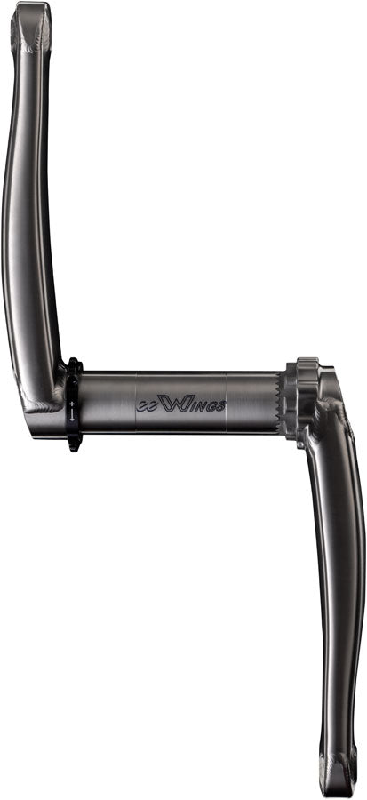 Cane Creek eeWings Mountain Titanium Crankset - 170mm, 8-Bolt Direct Mount, 30mm Spindle, Brushed Titanium - Crankset - eeWings Mountain Titanium Crankset (8-Bolt Chainring Mount)